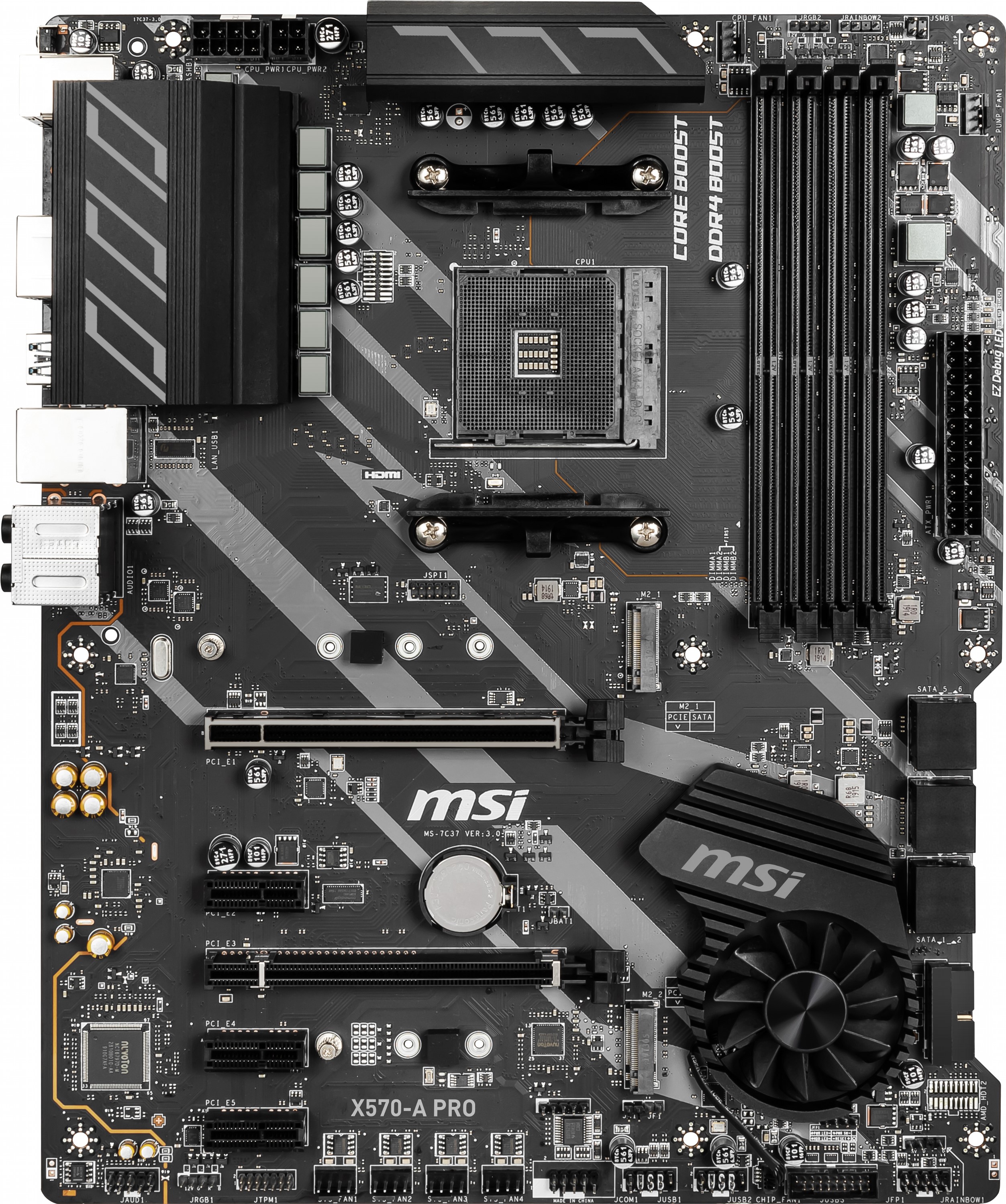 

Материнская плата MSI X570-A Pro (sAM4, AMD X570, PCI-Ex16)