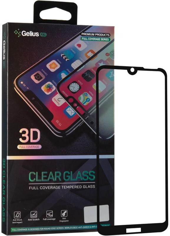 

Защитное стекло Gelius Pro для Huawei Y6 Pro (2019) Black