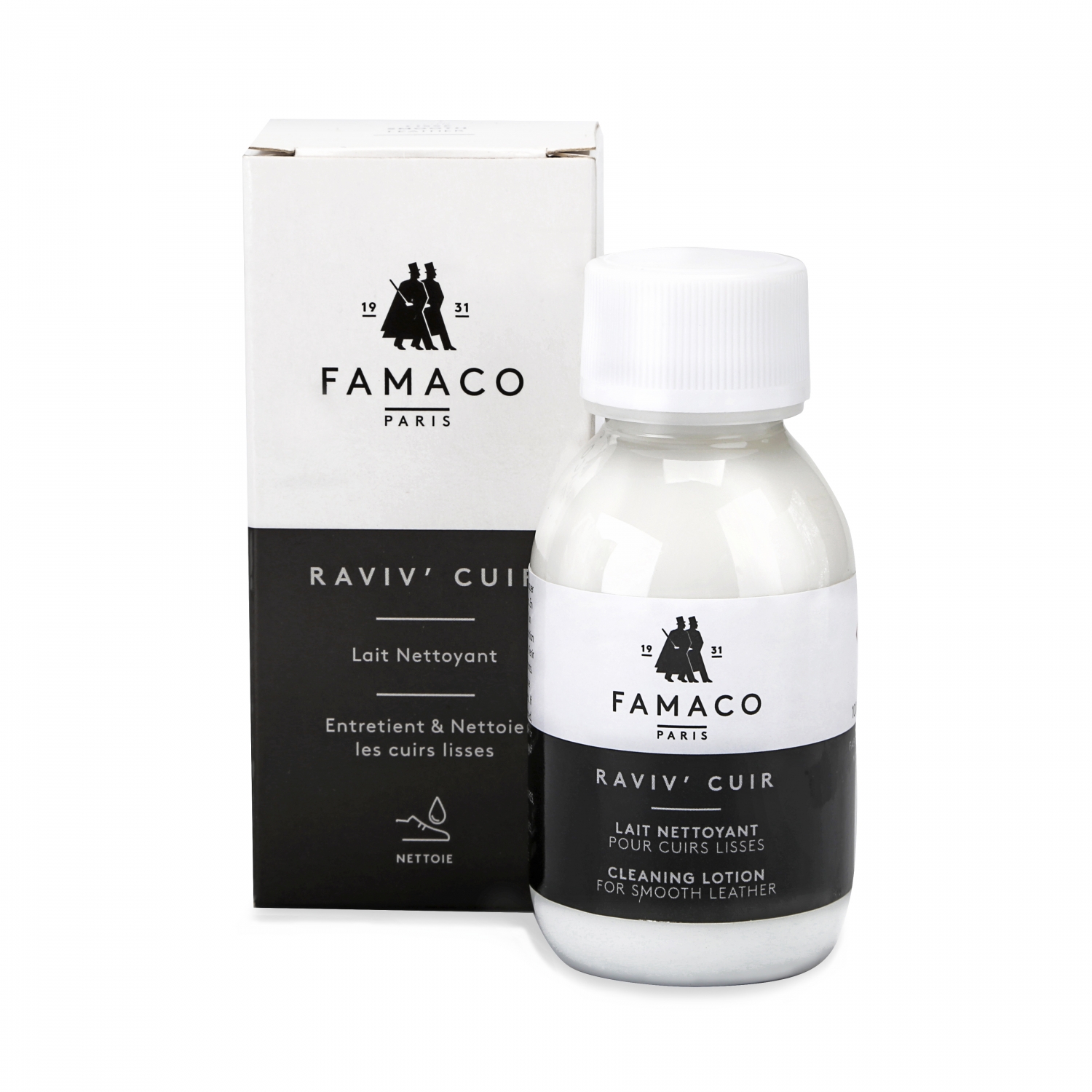 

Очищающий лосьон для обуви Famaco Raviv Cuir, 100 мл