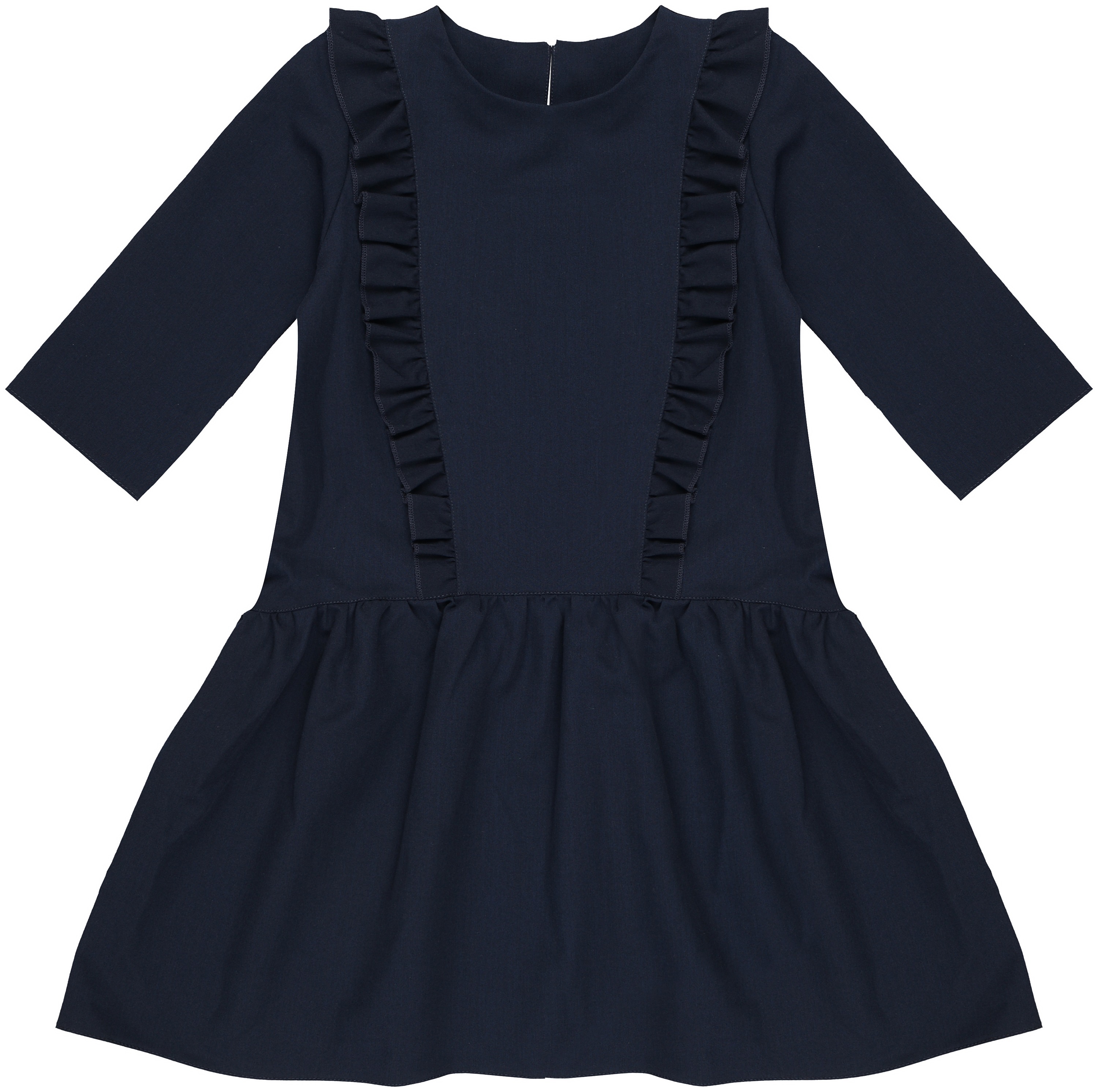 Акція на Платье для школьников TopHat 19518 ШФ 140 см Синее (4820140620779) від Rozetka UA
