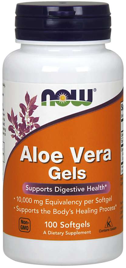 

Специальный продукт NOW Aloe Vera 10,000 mg Softgels 100 капсул (4384301716)