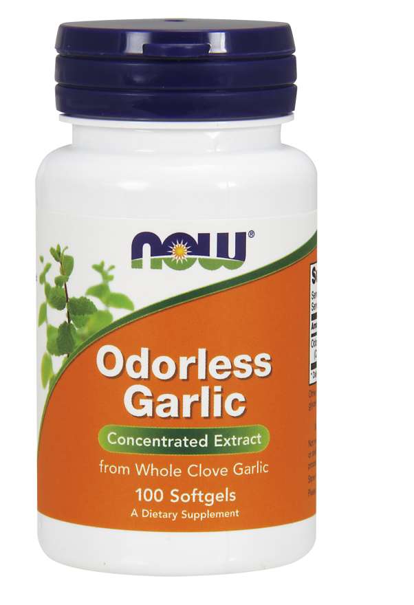 

Специальный продукт NOW Odorless Garlic Softgels 100 капсул (4384301725)