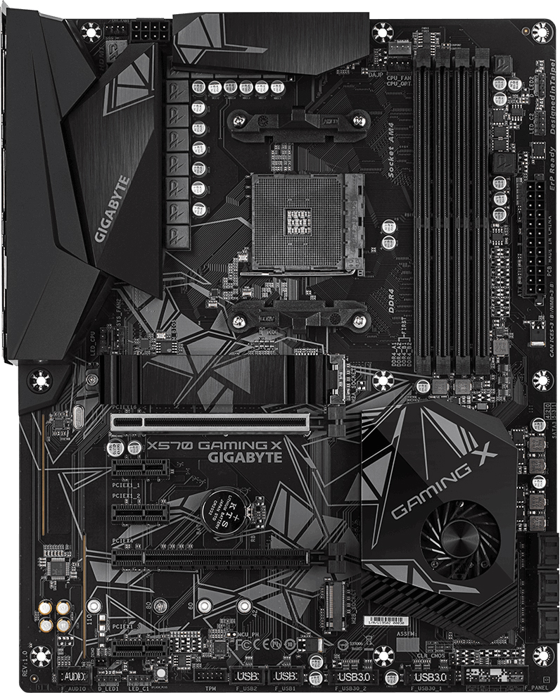 

Материнская плата Gigabyte X570 Gaming X (sAM4, AMD X570, PCI-Ex16)