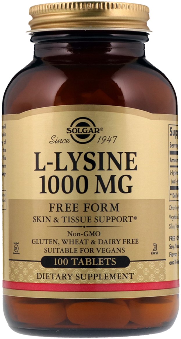 Акція на Аминокислота Solgar Лизин 1000 мг L-Lysine 100 таблеток (033984017016) від Rozetka UA