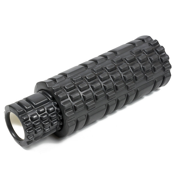 

Массажный ролик EasyFit Grid Roller Double 33 см (цилиндр, роллер) двойной черный