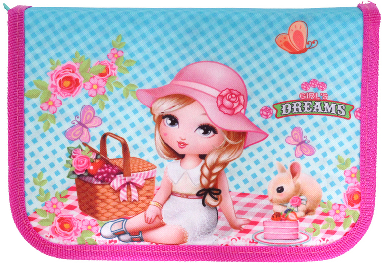 

Пенал Class Girl's Dreams 1 отделение 2 отворота с наполнением (99400/8591662094008)