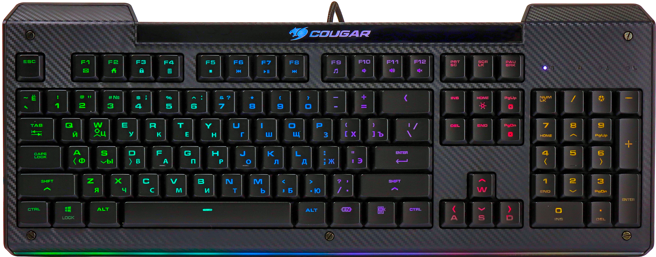 

Клавиатура проводная Cougar Aurora S USB Black