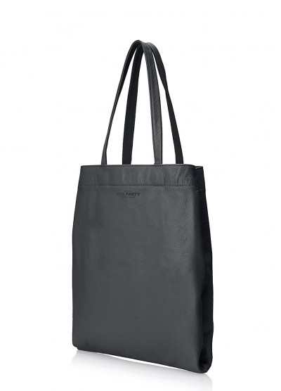 

Женская кожаная сумка POOLPARTY Daily Tote (daily-tote-black)