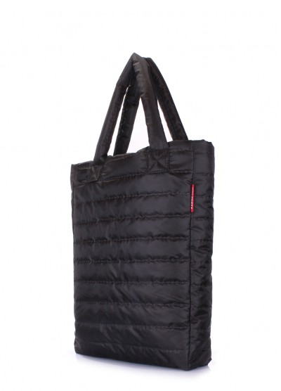 

Сумка женская дутая Poolparty NS3 New Black (P-1257)