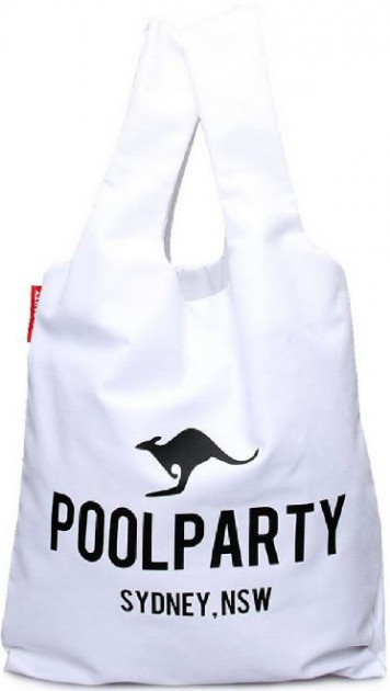 

Коттоновая сумка POOLPARTY (pool20-white)
