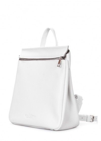 

Городской кожаный рюкзак Poolparty Venice Белый 9л (venice-leather-white)