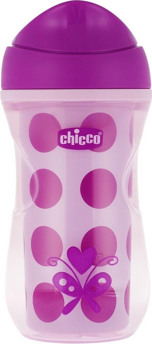 

Поильник-непроливайка Chicco Active Cup от 14 месяцев 266 мл Розовый (06981.10.02)
