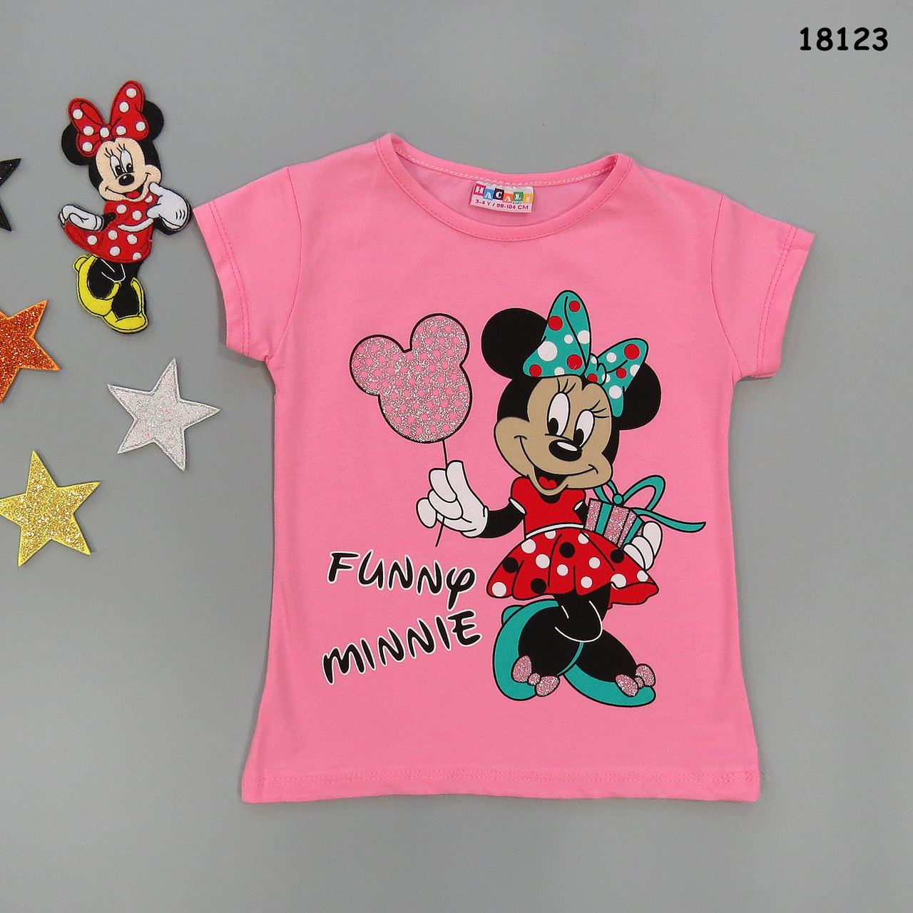 

Футболка Minnie Mouse Hacali kids для девочки 86-92 см Розовая 18123