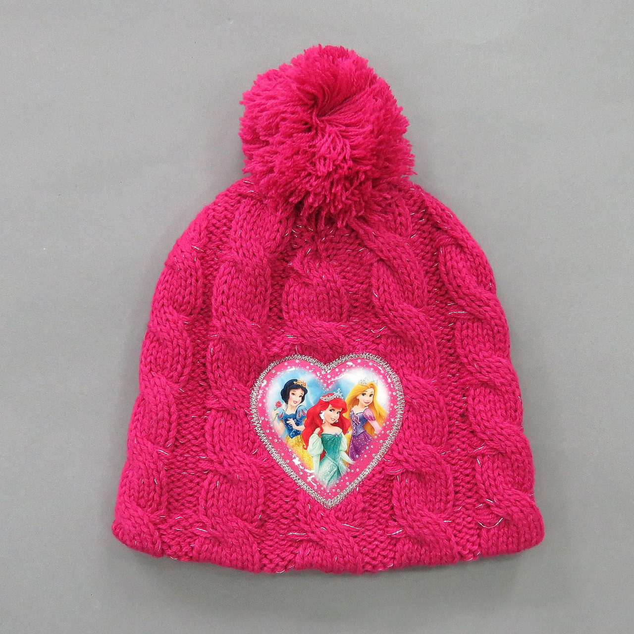 

Шапка "Принцессы" Fashion kids для девочки 40-47 см Малиновая 15940