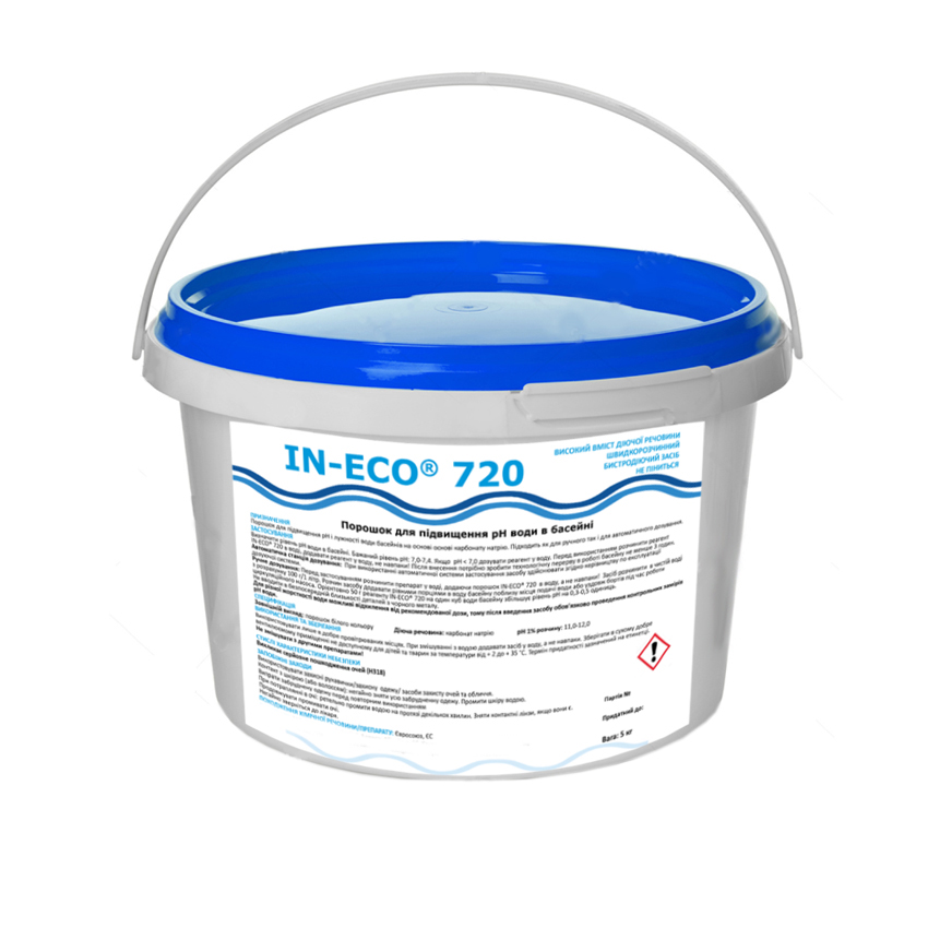 

Реагент для басейну рН плюс IN-ECO 720 5 кг