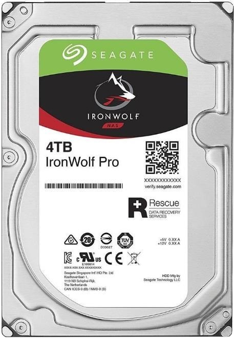 

Жесткий диск Seagate IronWolf Pro HDD 4TB 7200rpm 128MB ST4000NE001 3.5" SATAIII