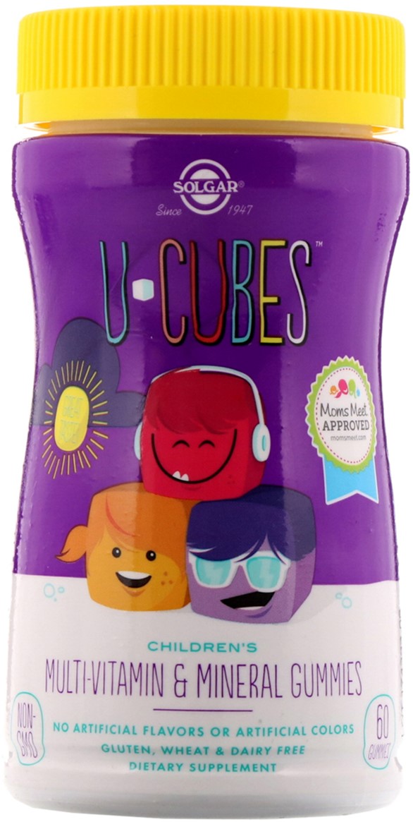 

Мультивитамины Solgar U-Cubes, 120 конфет (033984525511)