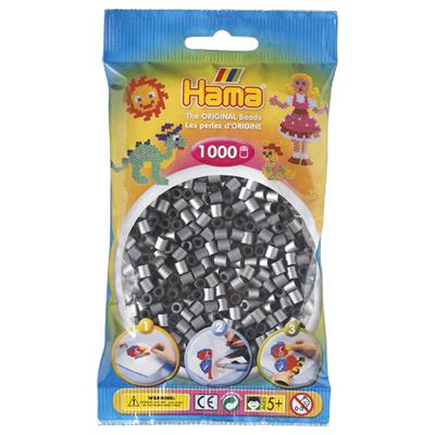 

Термомозаика Hama Набор бусин под серебро 1000 шт Midi 5+ (207-62)
