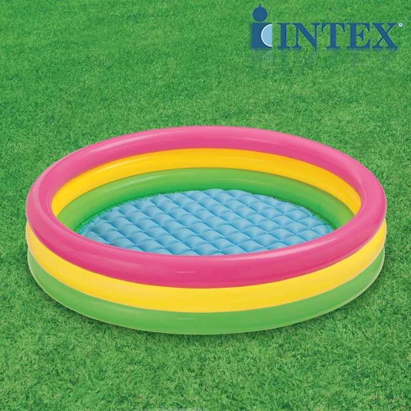 

Intex 57412 "Радуга" Детский надувной бассейн 114х26см