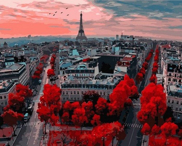 

Картина по номерам DIY Babylon Алые краски Парижа (VPS833) 50 х 65 см (176213)