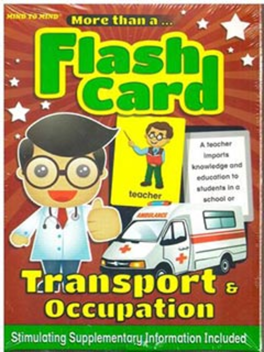 

Картки More Than Flash Card Transport & Occupations