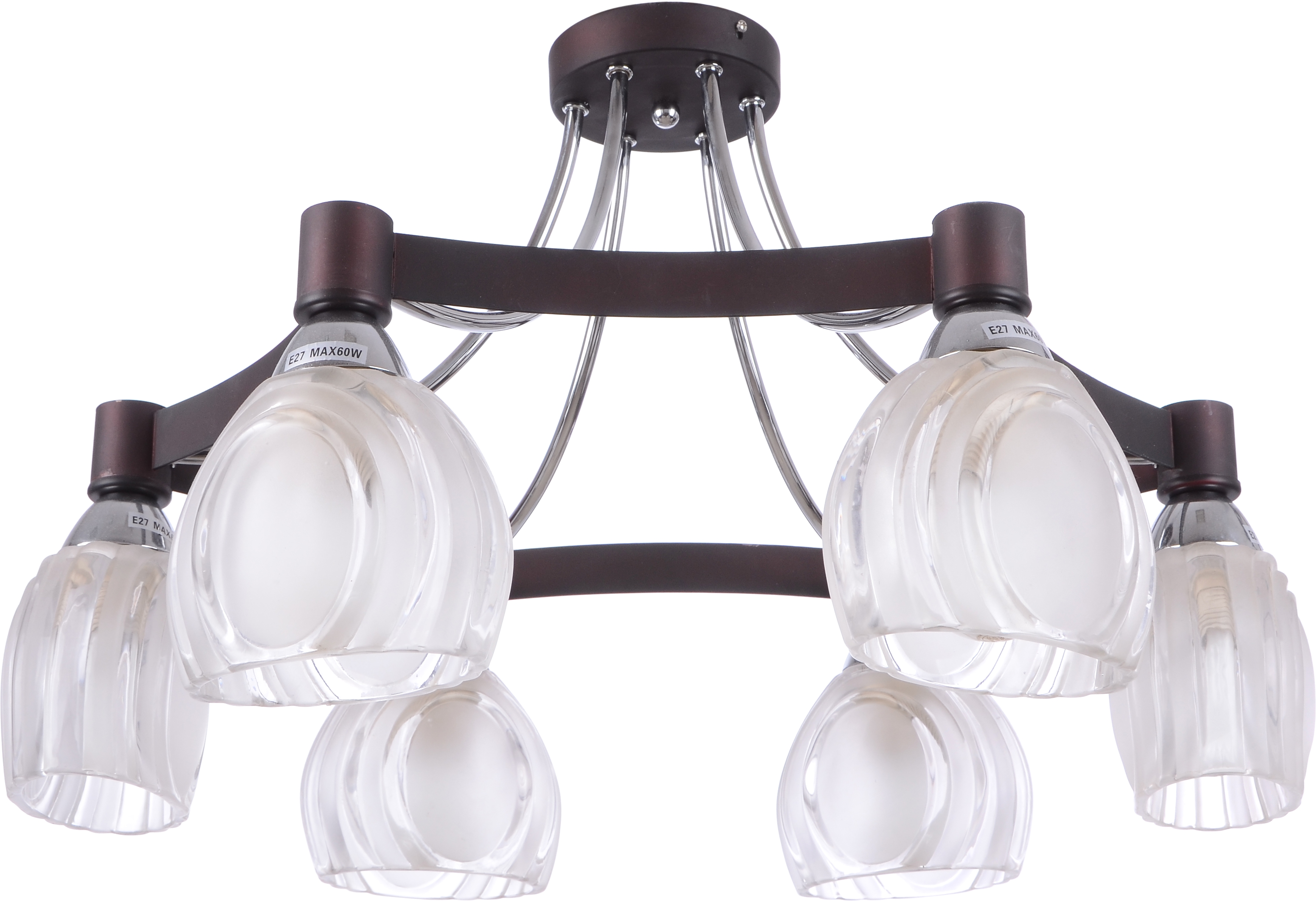 

Люстра Brille LK-249S/6 E27 CH+W (L66-079)