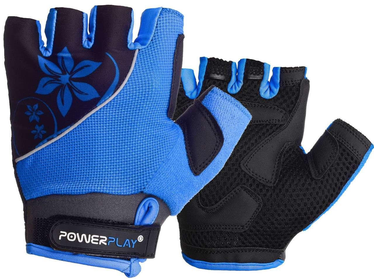 

Велорукавички PowerPlay 5281 B Блакитні S - 144520