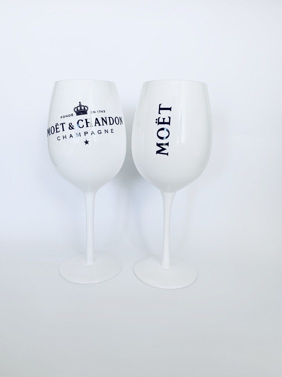 

Набор бокалов (2шт)для вина и шампанского Moet &amp Chandon 500 мл белый Хозяюшка UA