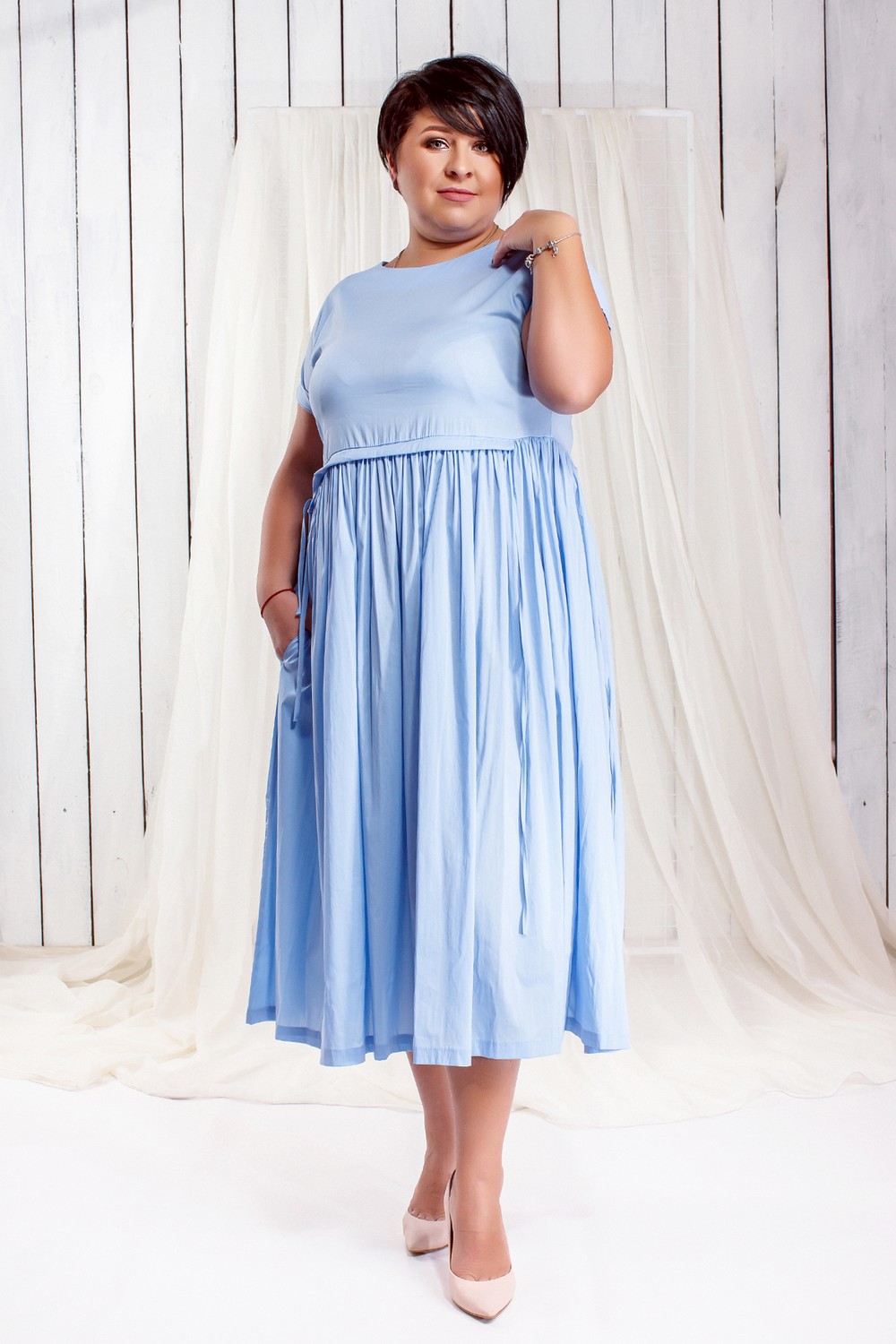 

Платье Modna Anka 412652 L-XL Голубое (412652-blue-L)