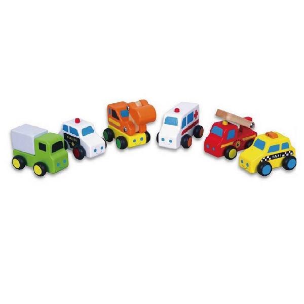 

Набор Viga Toys 'Мини-машинки' 6 шт. (59621)