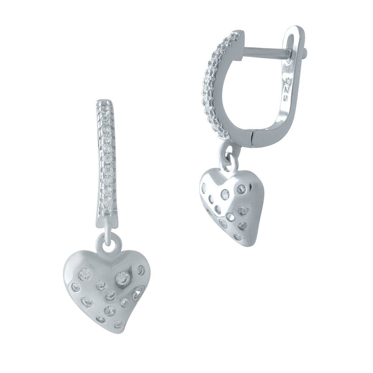 

Серебряные серьги SilverBreeze с фианитами