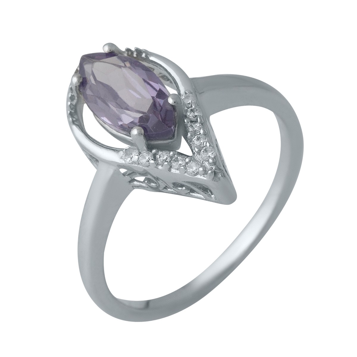 

Серебряное кольцо SilverBreeze с олександритом 17 размер