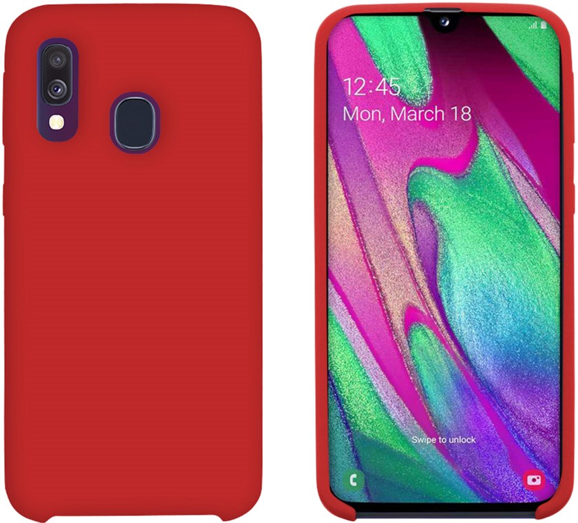 

Панель Intaleo Velvet для Samsung Galaxy A40 Red