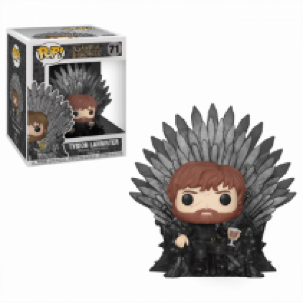 

Фигурка Funko POP! Deluxe GOT S10 - Tyrion Sitting on Iron Throne Vinyl Figure, 37404, 10 см