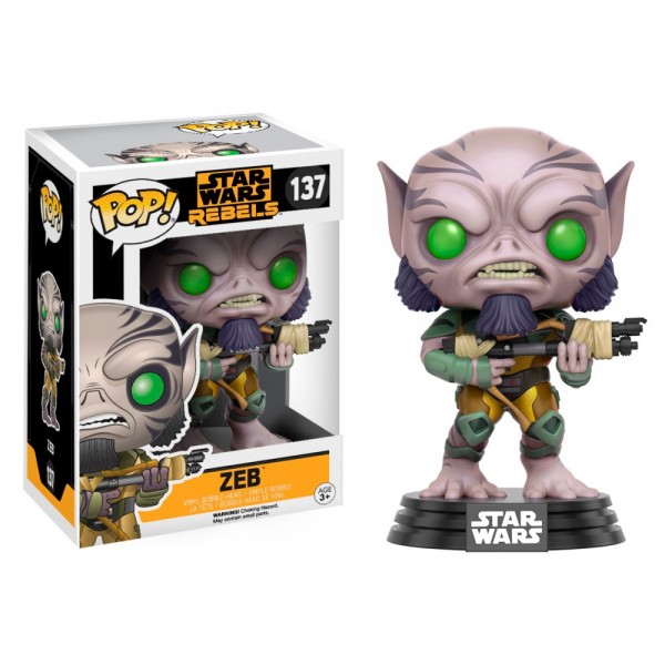 

Фигурка Funko POP! Star Wars Rebels - Zeb Vinyl Figure, 10775, 10см