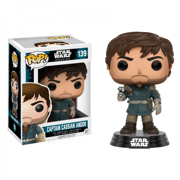 

Фигурка Funko POP! Star Wars Rogue One - Cassian in brown Jacket Vinyl Figure limited, 10451, 10см