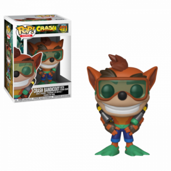 

Фигурка Funko POP! Crash Bandicoot: Crash w/ Scuba Vinyl Figure, 33916, 10 см