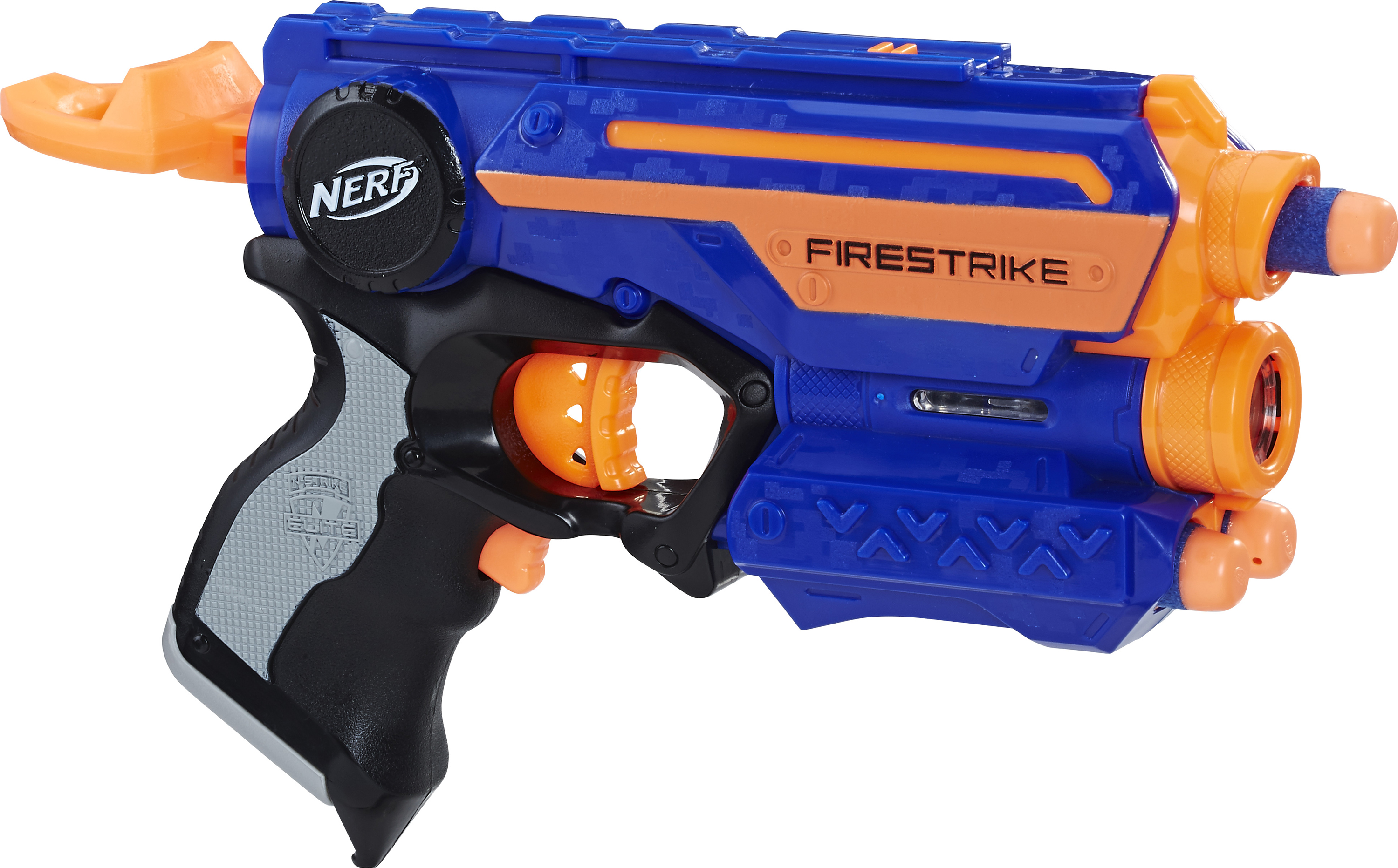 

Бластер Hasbro Nerf Элит Файрстрайк Голубой (53378_голубой)