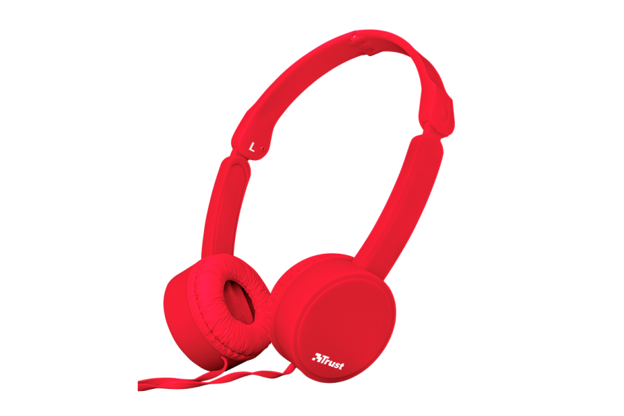 

Складные наушники Trust Nano Foldable Headphones - red(23105)