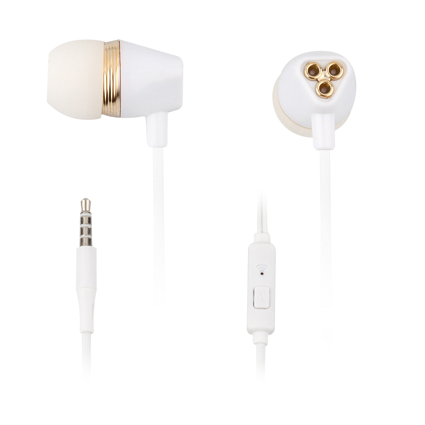 

Наушники Mizoo M-100 Stereo music call 2 white