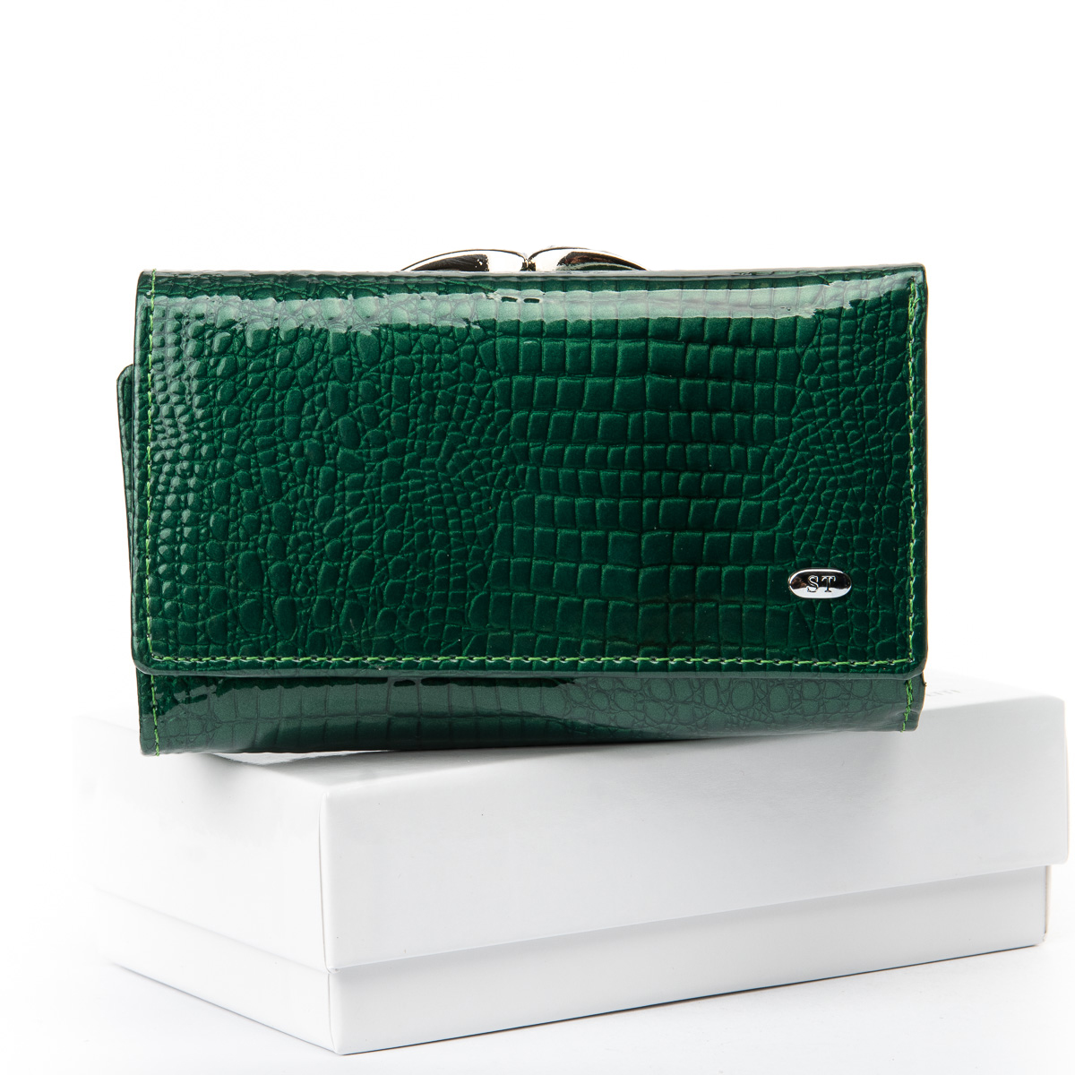 

Женский кожаный кошелек ST 31349 dark-green