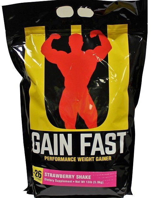 

Гейнер Universal Nutrition Gain Fast 3100 5900 g /26 servings/ Strawberry 5900 г