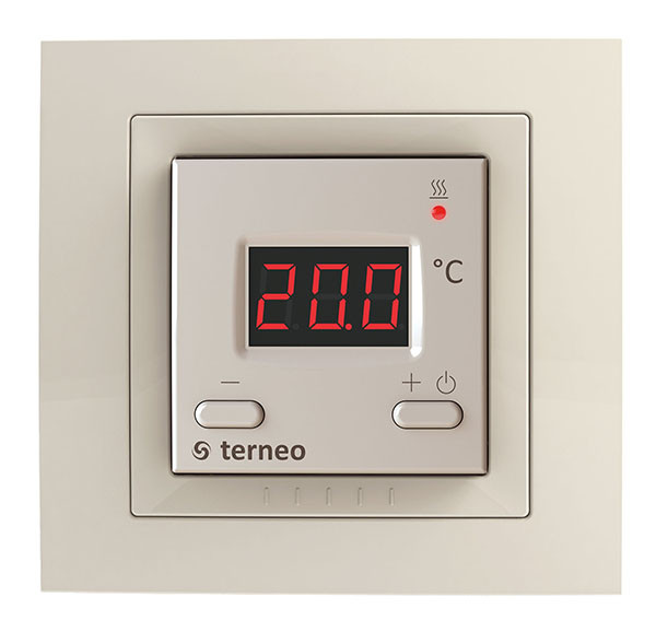 

Цифровой термостат для теплого пола Terneo st unic (слоновая кость)