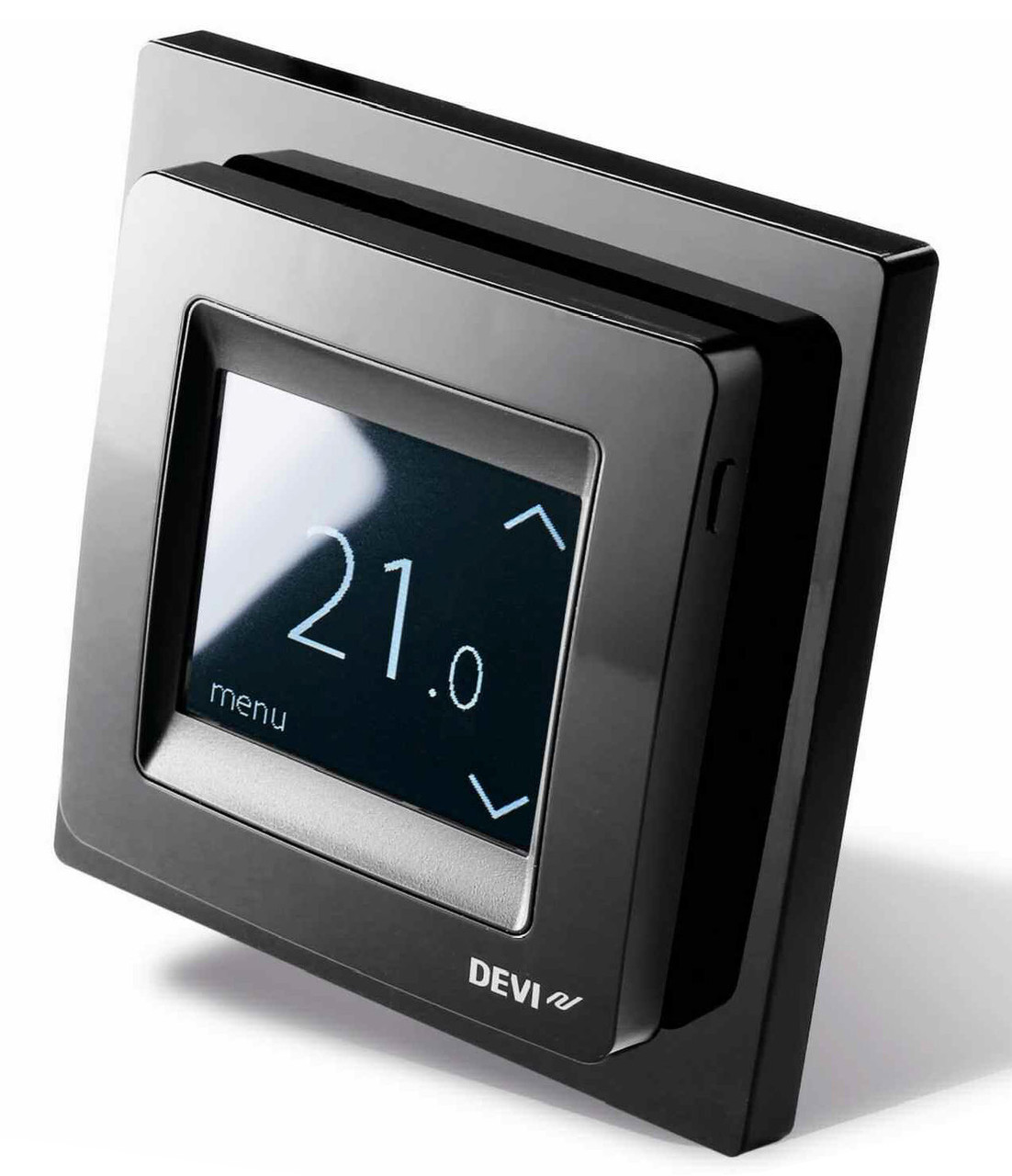 

Терморегулятор DEVI Devireg Touch (черный) программируемый для теплого пола