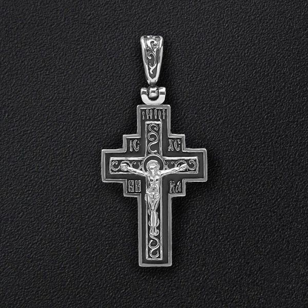 

Серебряный крестик 3127