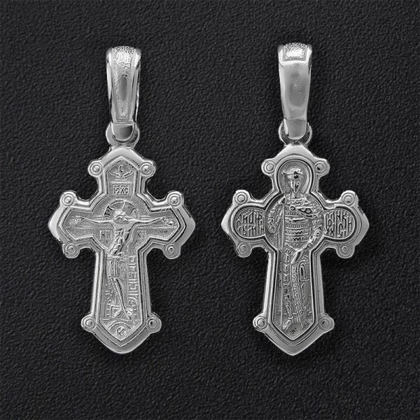 

Серебряный крестик 3154