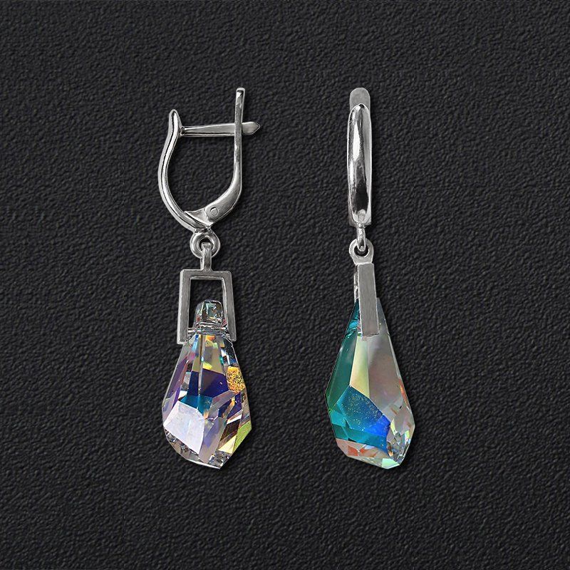 

Серебряные серьги Swarovski 2311-К
