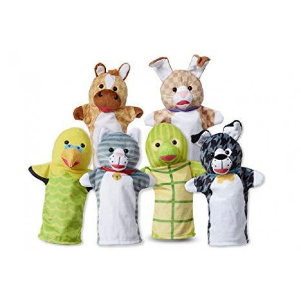 

Большой кукольный театр Домашние животные 6 кукол Melissa&Doug MD9119