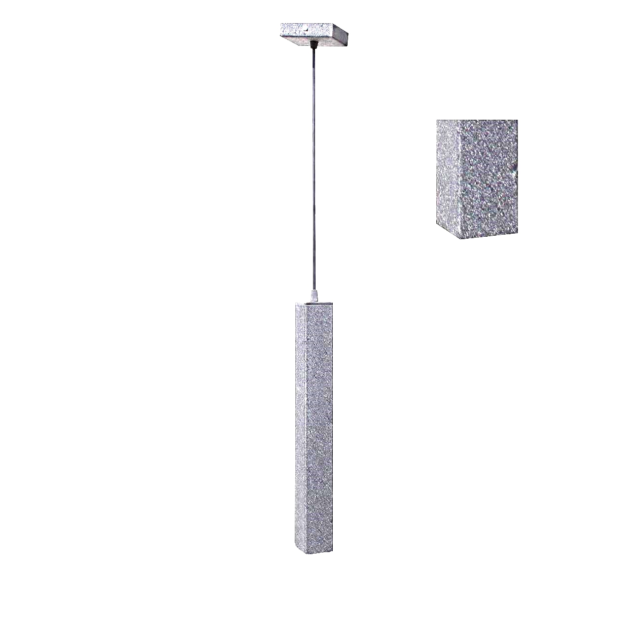 

Светильник потолочный подвесной 100lamp Е-27 металл, серый (NL 4050 серая)