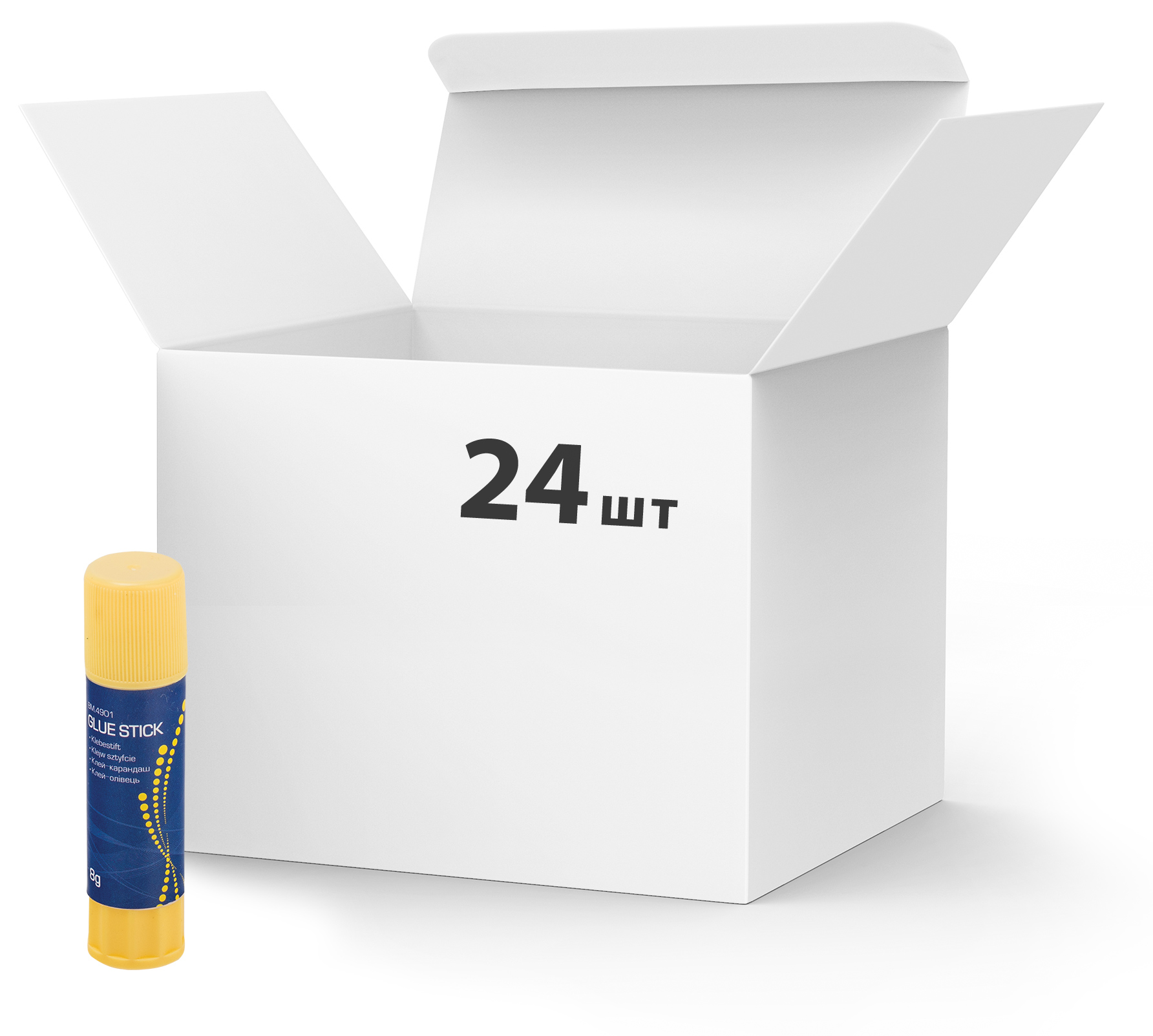 

Набор клея-карандаша Buromax PVA основа 8 г x 24 шт (BM.4901)